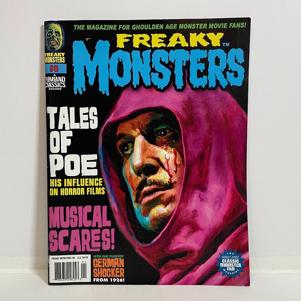 FREAKY MONSTERS MAGAZINE Filmland Classics #8 Ghoulden Age Monster Movies Horror